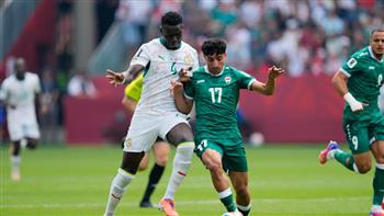 كأس العالم 2026.. السنغال تتقدم بهدف أمام العراق المنقوص بعد 30 دقيقة  