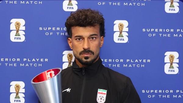 العرب في المونديال.. رامين رضائيان رجل مباراة مصر وإيران
