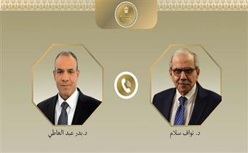 وزير الخارجية يبحث من رئيس الوزراء اللبناني تطورات الأوضاع في لبنان