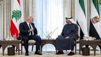 محمد بن زايد يؤكد استعداد الإمارات لدعم لبنان سياسيًا واقتصاديًا واجتماعيًا  
