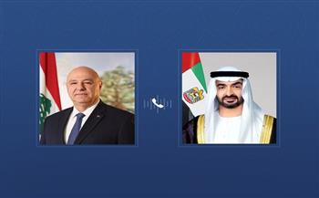 الرئيس الإماراتي ونظيره اللبناني يبحثان هاتفياً التعاون المشترك والتطورات الإقليمية  