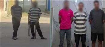 ضبط شقيقين بالبحيرة بعد تداول فيديو يتهمهما بممارسة البلطجة والتلويح بعصا خشبية