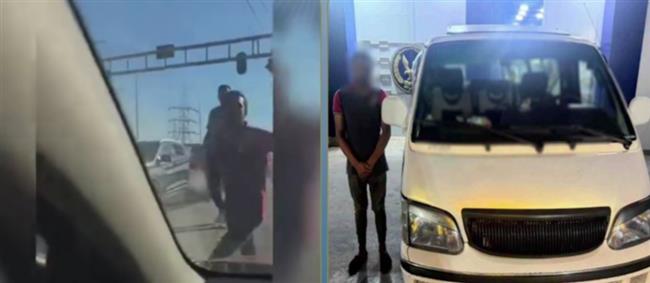 ضبط سائق ميكروباص بالإسكندرية بعد تداول فيديو لمحاولة التعدي على قائد سيارة وأسرته   