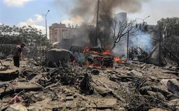 إصابة عدد من الفلسطينيين في قصف إسرائيلي على خيمة نازحين بمدينة غزة