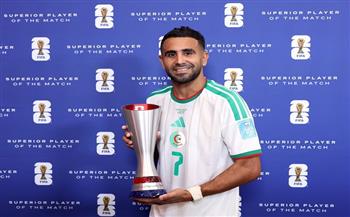 كأس العالم 2026.. رياض محرز يتوج بجائزة رجل مباراة الجزائر والنمسا