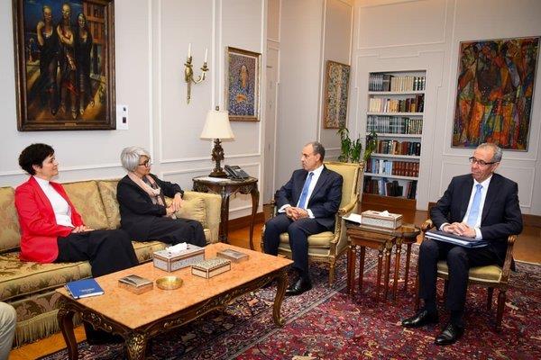 وزير الخارجية يلتقي مبعوثة الاتحاد الأوروبي للقرن الأفريقي لبحث تعزيز الأمن والتنمية بالمنطقة