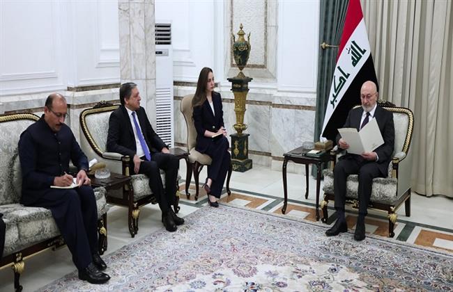 الرئيس العراقي يؤكد أهمية مواصلة العمل المشترك مع باكستان