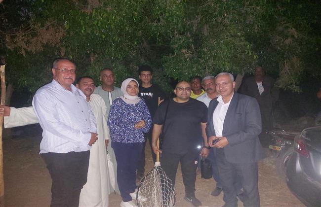 محافظ القليوبية: ضبط التمساح المتداول بمصرف قرية الحصافة بشبين القناطر بعد يومين من البحث 