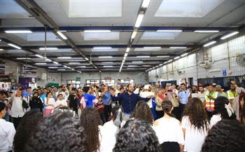 احتفالا بـ30 يونيو.. محطة شبرا الخيمة تتحول لمنصة إبداع بعروض غنائية لكورال طلاب أكاديمية الفنون| صور