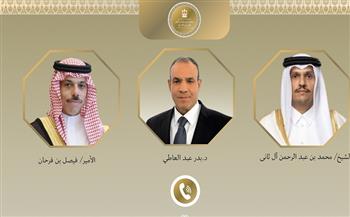 وزير الخارجية يبحث هاتفيا مع نظيريه السعودي والقطري تطورات الأزمة الإيرانية والأوضاع في السودان