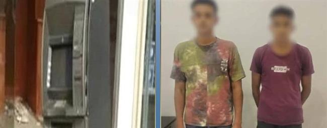 القبض على عاملين بالجيزة لمحاولة سرقة ماكينة صراف آلي وضبط أداة الجريمة