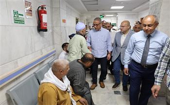 محافظ الجيزة يتابع مستوى الرعاية الطبية بمستشفى شبرامنت المركزي ويوجه برفع كفاءة الخدمات الصحية