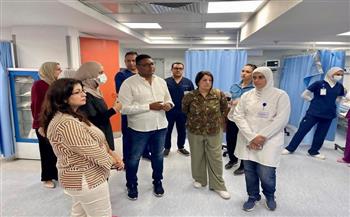 وكيل وزارة الصحة بالبحر الأحمر يتفقد مستشفى الحميات استعدادًا للاعتماد 
