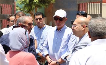 محافظ الجيزة يتفقد مشروعي صرف صحي بعزبة البكباشي وبني يوسف لمتابعة معدلات التنفيذ