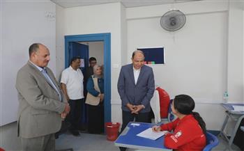 محافظ المنيا يؤكد توفير الأجواء المناسبة للطلاب ..ولن نسمح بأى محاولات للغش المنيا 
