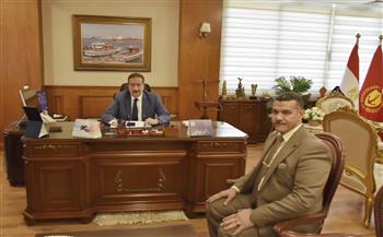 محافظ بورسعيد يستقبل مدير المشروعات بجهاز مستقبل مصر لبحث سبل التعاون المشترك