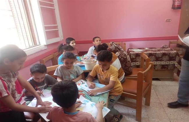 قصور الثقافة تنظم ورشة فنية بمغاغة للاحتفاء بالإجازة الصيفية