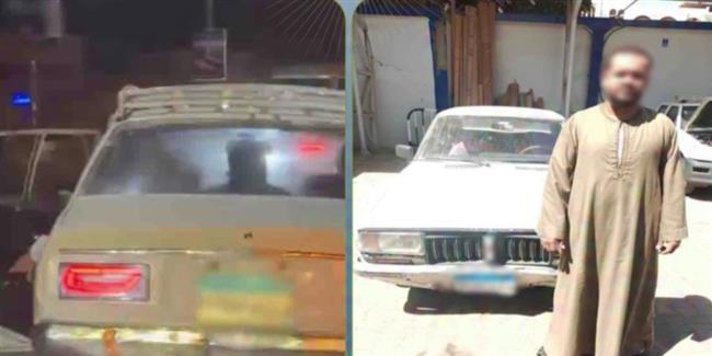 ضبط قائد سيارة استعرض بحركات خطرة على طريق بسوهاج عرض حياته والمواطنين للخطر