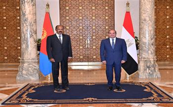 الرئيس السيسي ونظيره الإريتري يبحثان مستجدات الأوضاع في السودان الشقيق