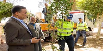 محافظ أسيوط: تشجير شوارع وميادين مركز أسيوط لتحسين البيئة بالشراكة مع القطاع الخاص