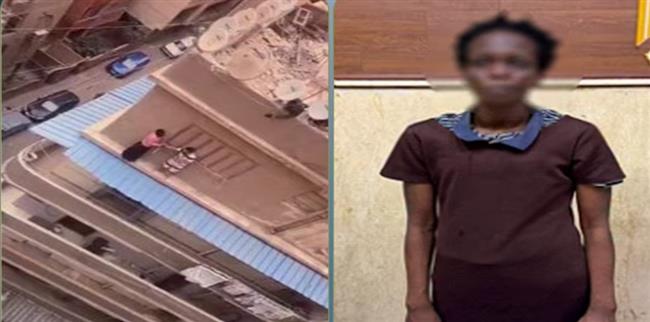 إنقاذ سيدة من محاولة القفز من أعلى عقار بعين شمس بعد تدخل مواطن