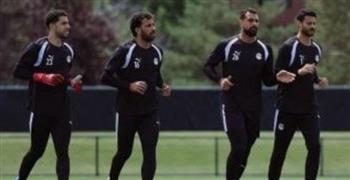 منتخب مصر يحتفل بعيد ميلاد المهدى سليمان
