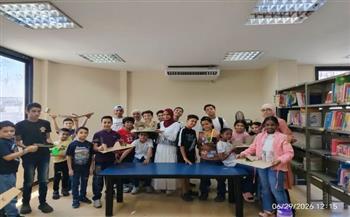 ورشة تفاعلية بعنوان "كيفية توليد الطاقة الكهربائية باستخدام الظواهر الطبيعية" بمكتبة خالد بن الوليد