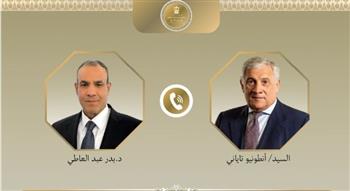 وزير الخارجية ونظيره الإيطالي يبحثان هاتفيا تعزيز العلاقات الثنائية ومستجدات الأوضاع الإقليمية