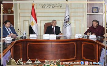 محافظ بني سويف يترأس اجتماع اللجنة العليا للبت في تقنين أراض أملاك الدولة