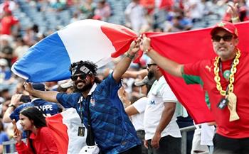 كأس العالم 2026.. جماهير المغرب وفرنسا يشعلان ملعب بوسطن