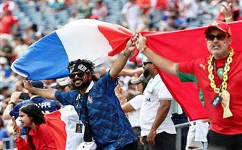 كأس العالم 2026.. جماهير المغرب وفرنسا يشعلان ملعب بوسطن