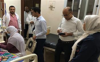 فريق مشترك من الطب العلاجي ومكافحة العدوى بسوهاج يتفقد مستشفى المنشاة المركزي