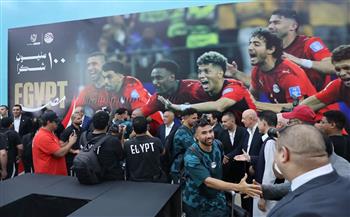 وصول بعثة المنتخب الوطني قادمة من أمريكا بعد إنجاز المونديال