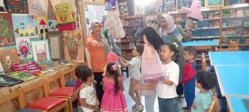 مكتبة طفل المعادي تنظم أنشطة ترفيهية وثقافية لتنمية القيم الإيجابية لدى الأطفال 
