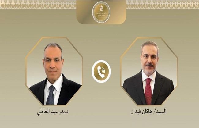 وزير الخارجية يبحث مع نظيره التركي العلاقات الثنائية والتطورات الإقليمية