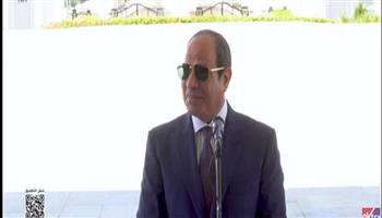 الرئيس السيسي: شعبنا أصبح ينتظر الكثير من المنتخب الوطني في المرحلة المقبلة  