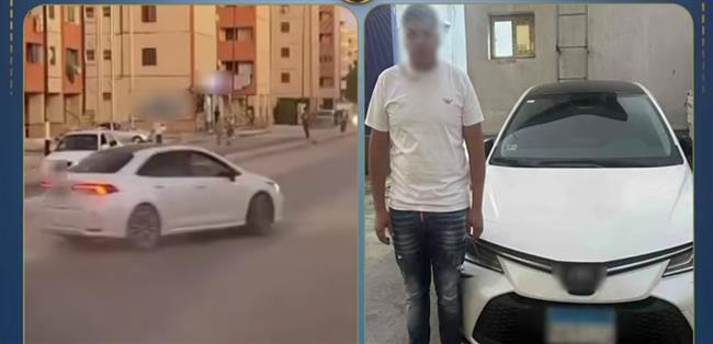  ضبط قائد سيارة أدى حركات استعراضية خطرة بشمال سيناء بعد تداول فيديو على مواقع التواصل
