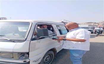 محافظة الجيزة: ضبط 1423 مخالفة سرفيس وفض 4 مواقف عشوائية خلال 52 حملة رقابية