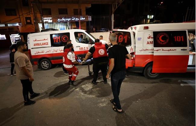إصابة 4 فلسطينيين في غارة للاحتلال وسط غزة