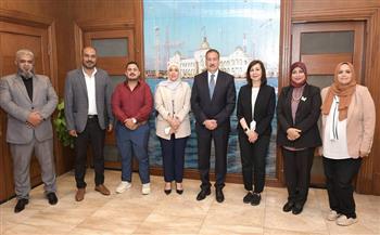  محافظ بورسعيد يستقبل وفد المبادرة الوطنية للمشروعات الخضراء الذكية استعدادًا لانطلاق فعاليات الدورة الرابعة 