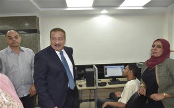 محافظ بورسعيد يتفقد مركز المبدع الصغير التابع لمركز معلومات شبكات المرافق بديوان عام المحافظة ويتابع انطلاق 
