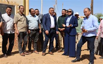  محافظ الوادي الجديد تتفقد موقع إنشاء مكتبة مصر العامة