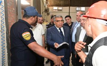 محافظ الدقهلية يتفقد منظومة الحماية المدنية بمصانع المنطقة الصناعية بجمصة 