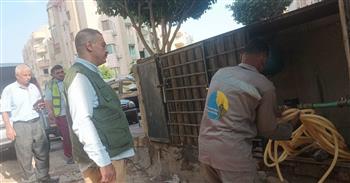 مياه القاهرة: حملات مكثفة للتصدي لمخالفات إهدار مياه الشرب بمدينة الأمل