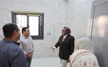 محافظ الوادي الجديد تتفقد مبنى العيادات الخارجية الجديد بالتأمين الصحي بالخارجة 