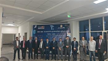 رئيس جامعة قنا يشهد حفل تخريج الدفعة الأولى بجامعة طيبة التكنولوجية