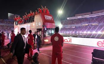 الهلال الأحمر المصري يشارك في تأمين احتفالية "100 مليون شكرًا" باستاد القاهرة
