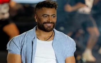 تامر حسني يتألق  في  احتفالية تكريم المنتخب الوطني لكرة القدم ب استاد القاهرة