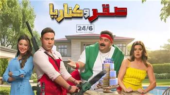 محمد إمام يشارك كواليس «صقر وكناريا».. ويحتفل بنجاح الفيلم في دور العرض