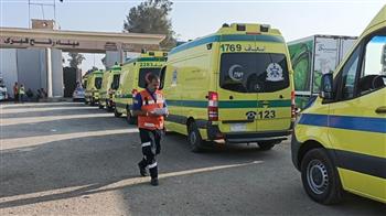 الهلال الأحمر المصري يطلق قافلة "زاد العزة.. من مصر إلى غزة" الـ 234